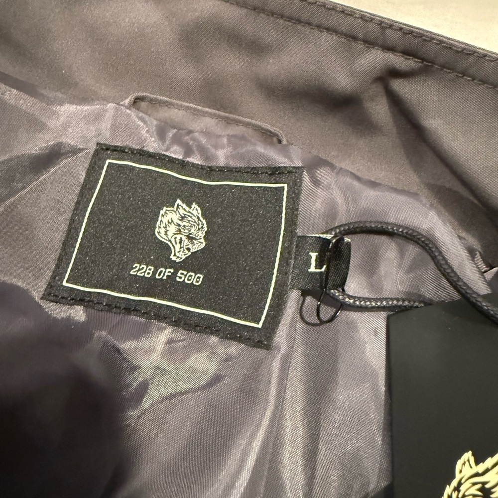 Darc Sport Women's Bomber Jacket in Charcoal with Pink Highlights - Picture 4 of 5